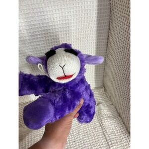 Classic Dog Multipet Lamb Chop Plush Toy Small Purple